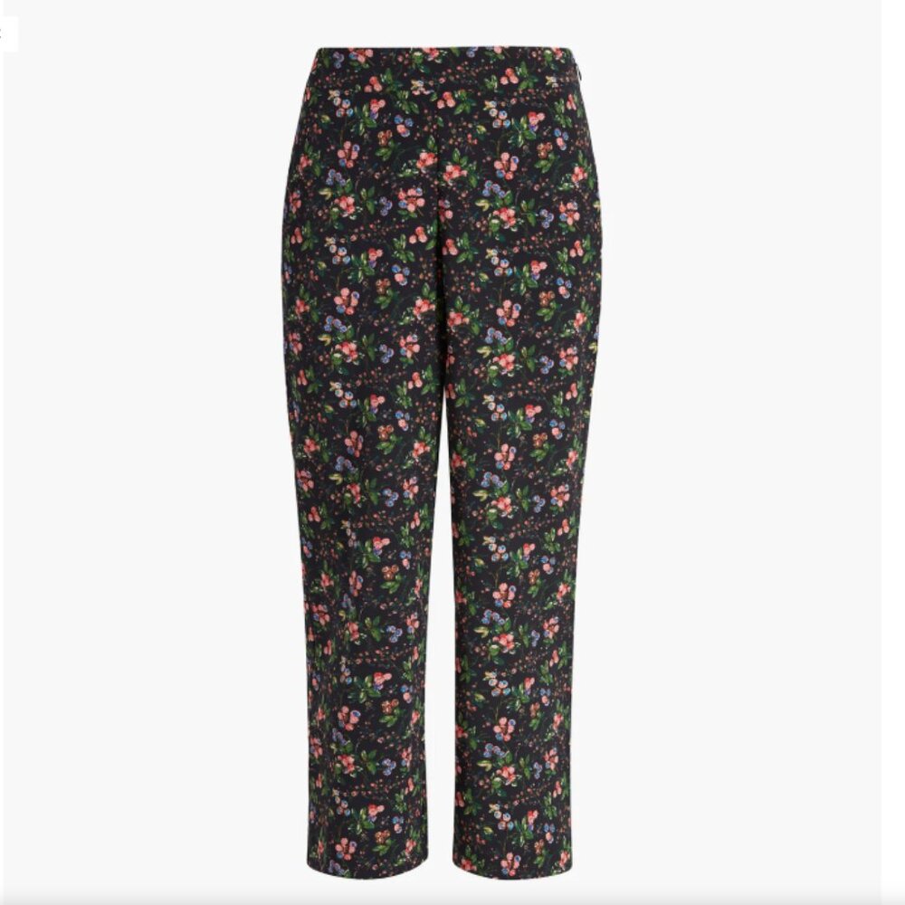 NWT Hill House, The Winston Pant Multi Berry Crepe, M